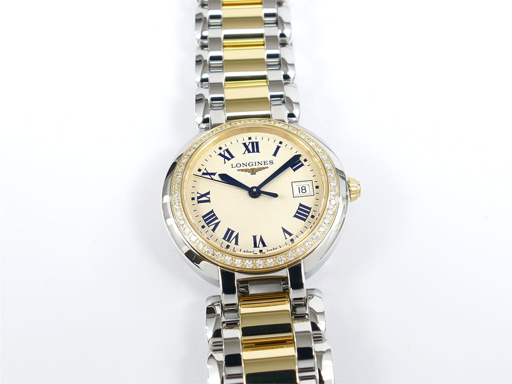 Ladies' Longines PrimaLuna L8.112.5.95.6 champagne face with date