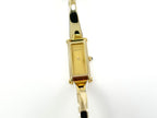 Gucci 1500L Champagne Dial 18k Gold Plated Quartz Watch 
