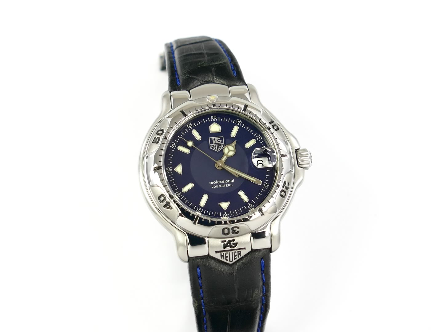 TAG Heuer 6000 Full Size Blue Dial WH1115-K1 – SWWatches