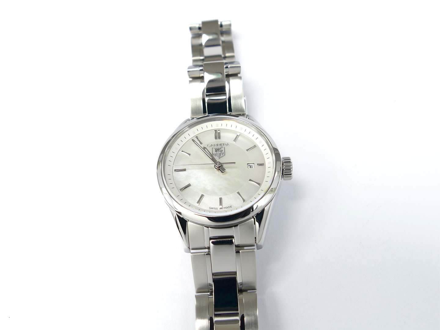 TAG Heuer Carrera White WV1415.BA0793 face