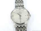 Omega De Ville Prestige Silver 424.10.37.20.02.001 face