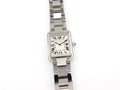 Cartier Tank Solo 3170 Silver Dial 24mm Stainless Steel Roman Numerals