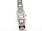 Cartier Tank Solo 3170 Silver Dial 24mm Stainless Steel Roman Numerals