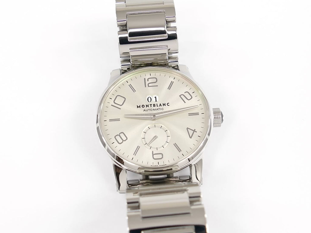 Montblanc Timewalker Grande Date 7050 Silver Dial
