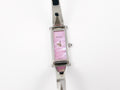 Gucci 1500L Pink Mother of Pearl on Stainless Steel Bangle