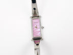 Gucci 1500L Pink Mother of Pearl on Stainless Steel Bangle
