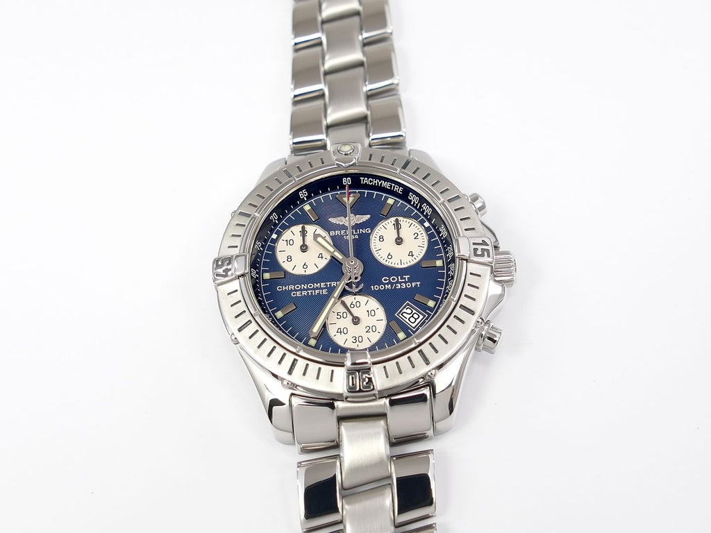 Breitling Colt Chrono A73350 Blue / Silver