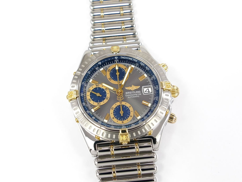 Breitling Chronomat B13352 Grey / Blue Chronograph