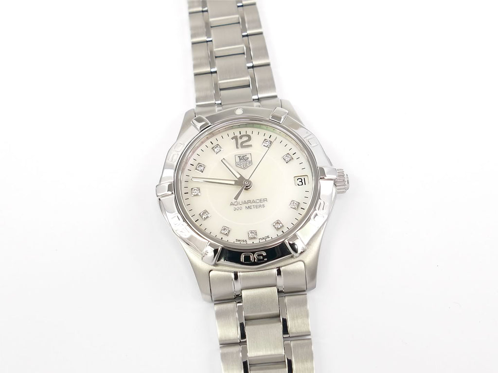 TAG Heuer Aquaracer White Mother of Pearl Diamond Dial WAF1312.BA0817