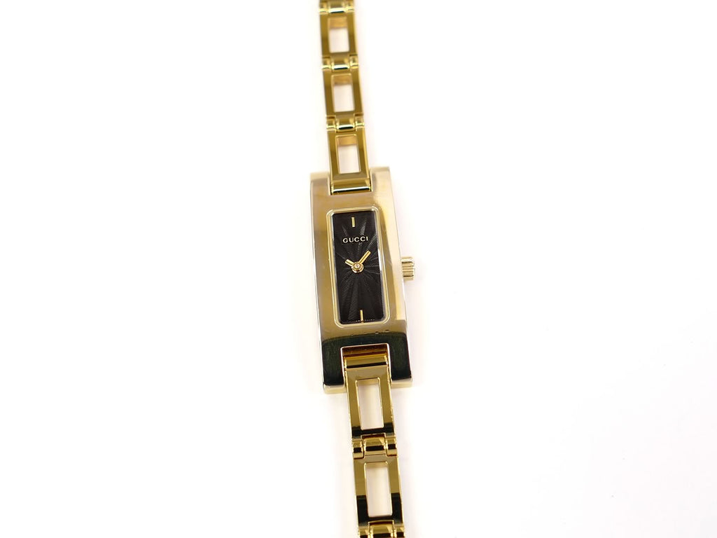 Gucci 3900L Black Dial all 18k Gold