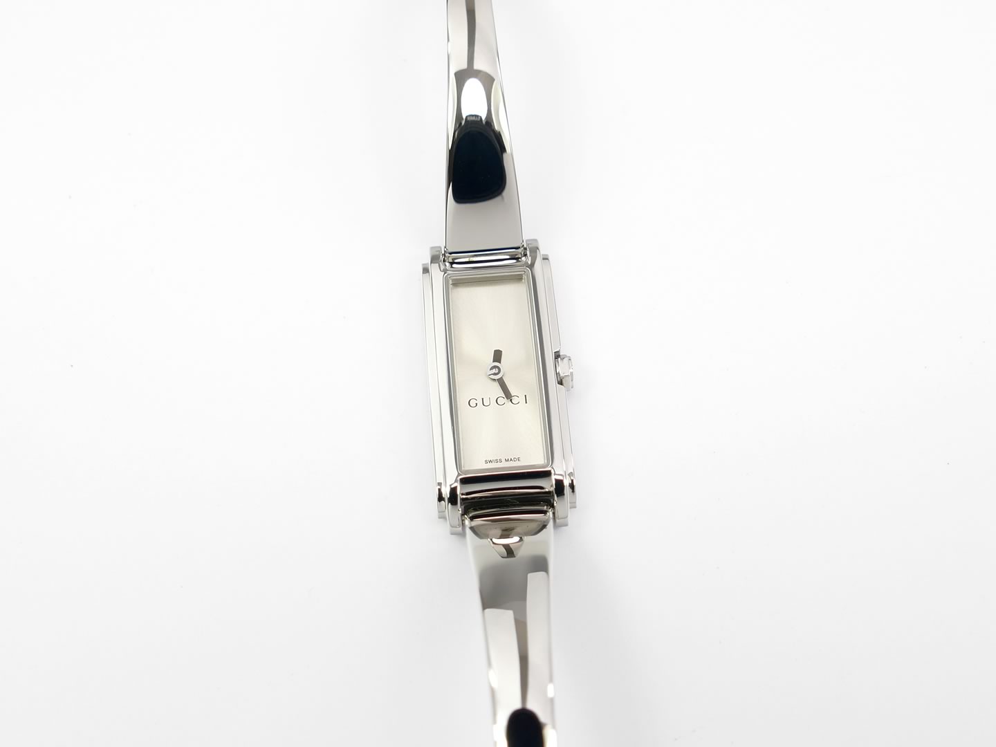 Gucci G-Line 109 Silver YA109523 Stainless Steel Bangle – SWWatches