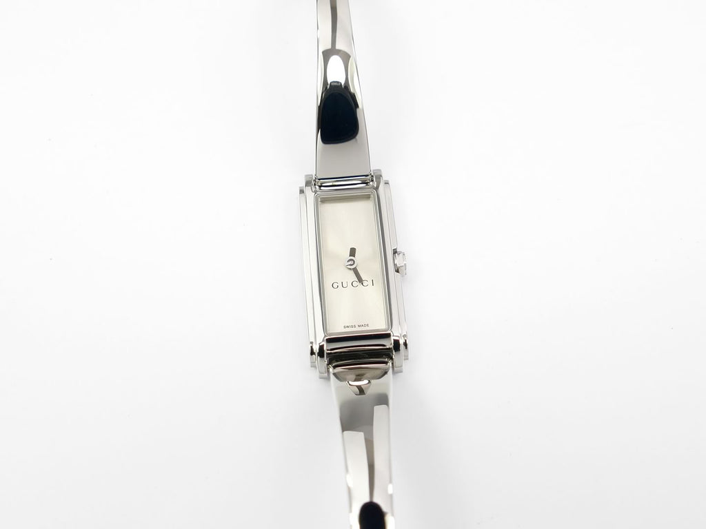 Gucci G-Line 109 Silver Sunburst Dial YA109523