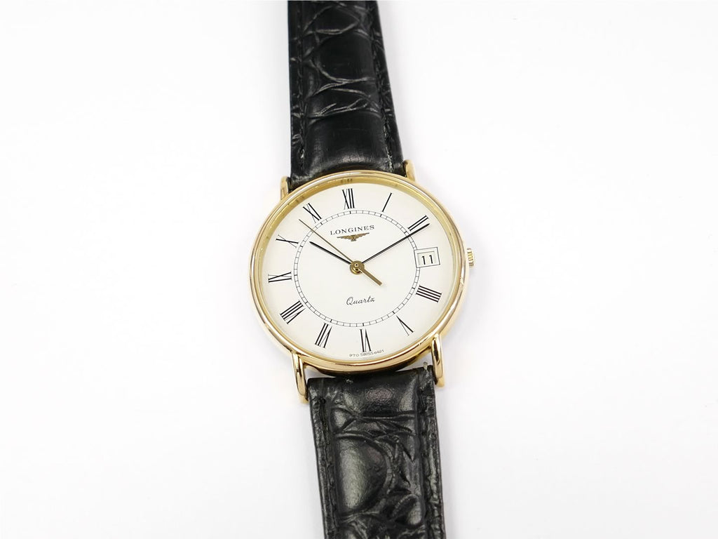 Longines La Grande Classique White Dial 18k Gold Plated