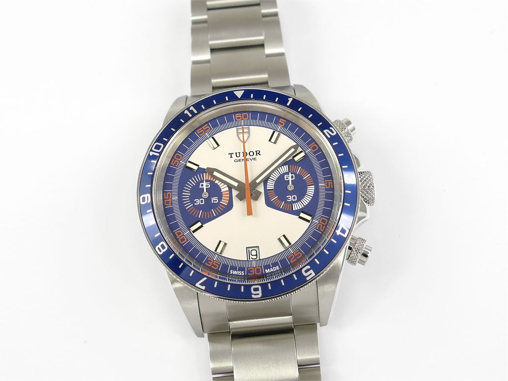 Tudor Heritage Chrono Blue / Silver 70330B