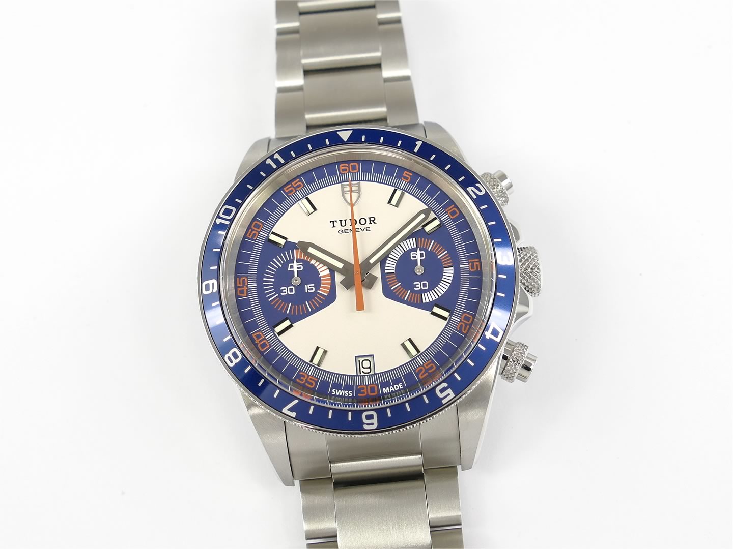 Tudor Heritage Chrono Blue / Silver 70330B