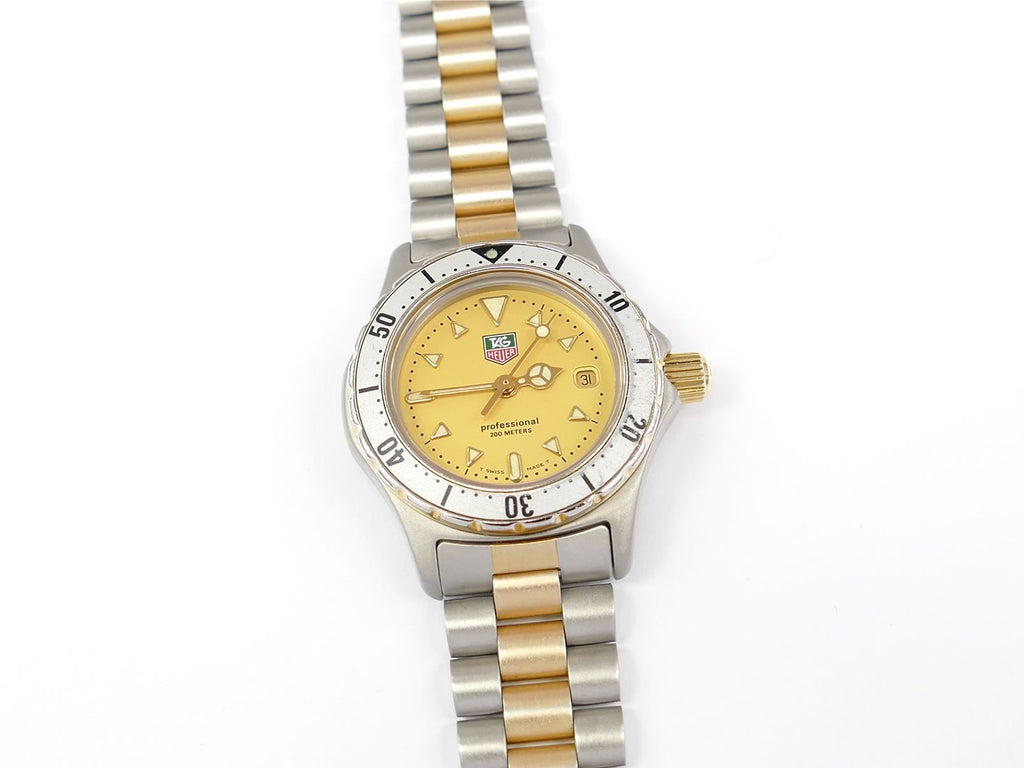 TAG Heuer 1500 Champagne Dial Stainless Steel and 18k Gold 974.008-2