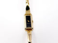 Gucci G-Line 109 Black Dial 18k Gold Plated YA109524