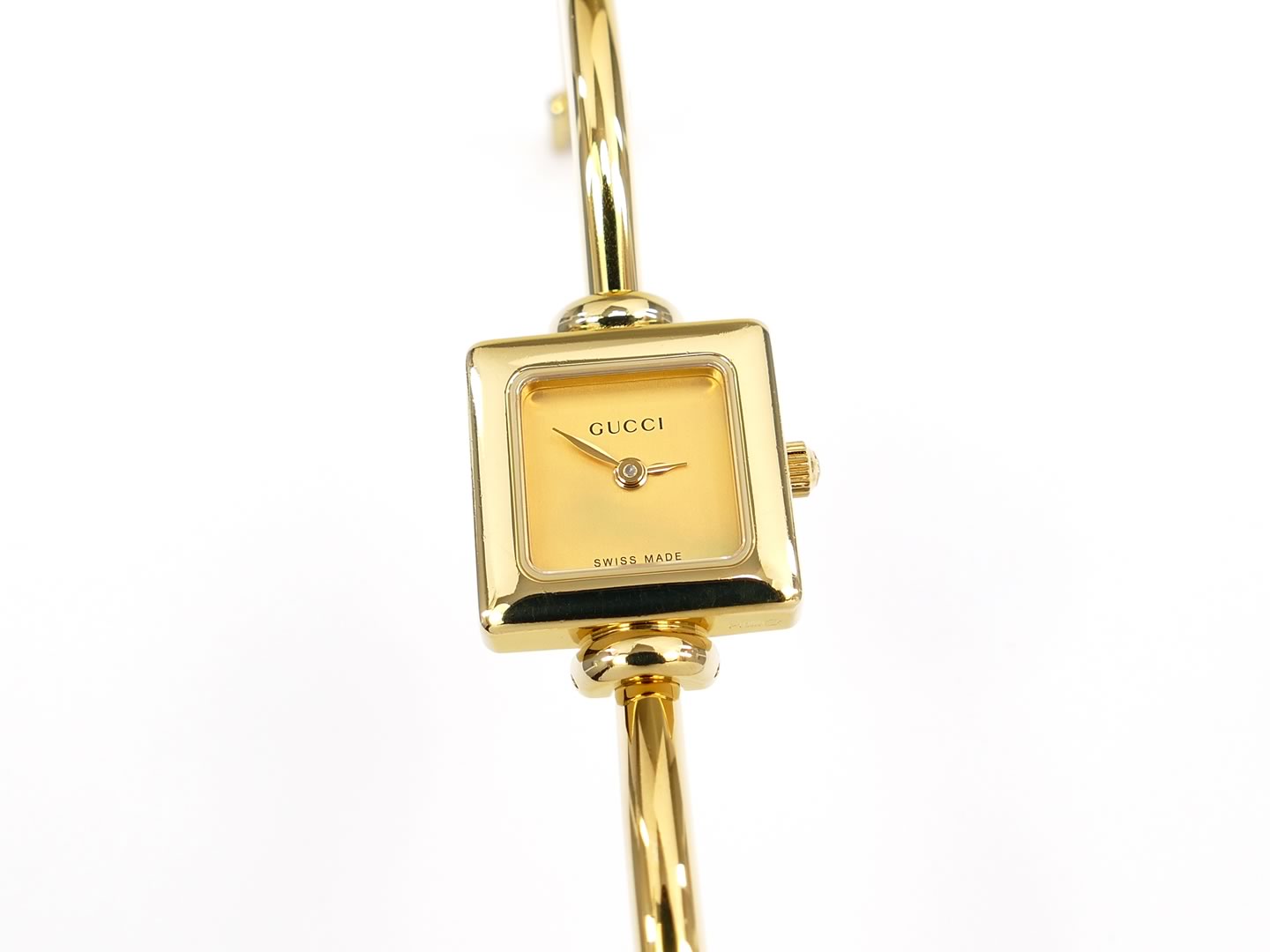 Gucci 1900L Champagne on 18k Gold Plated Bangle