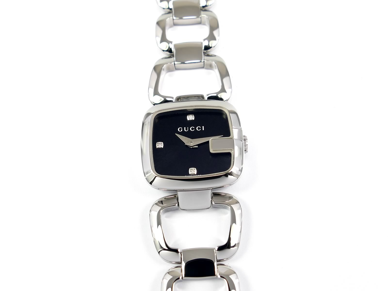 Gucci G Black Sunburst Dial YA125509