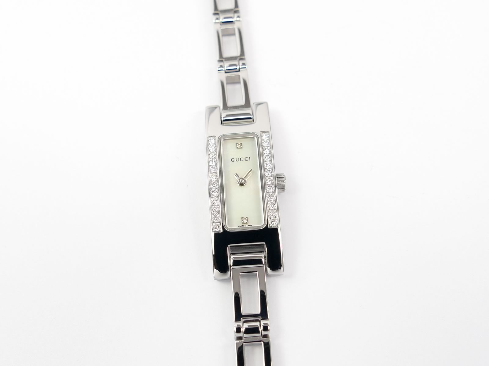 Gucci 3900L White Mother of Pearl Dial