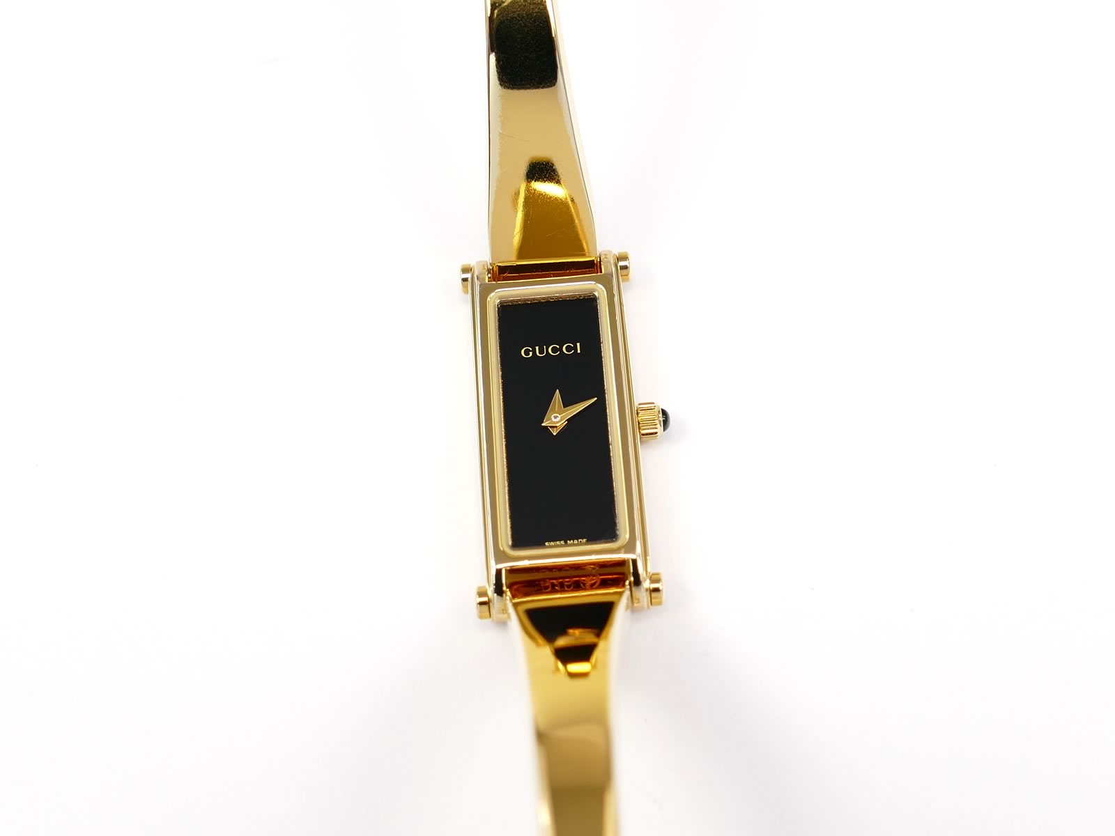 Gucci 1500L Black Rectangular Dial