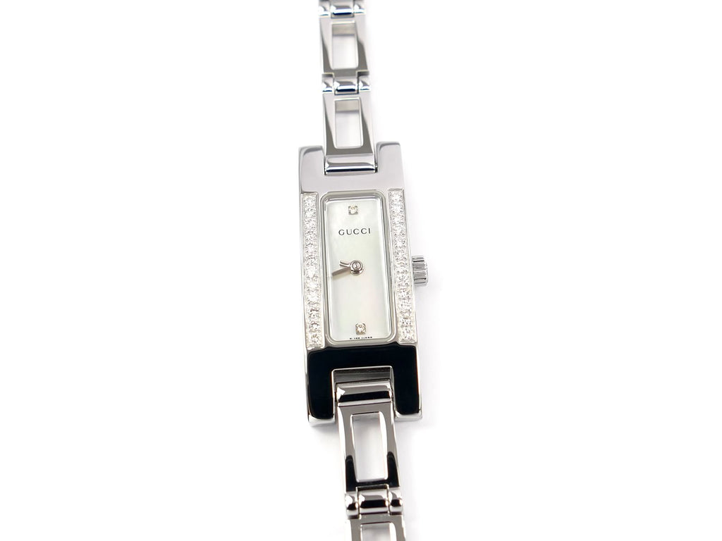 Gucci 3900L White Mother of Pearl Dial