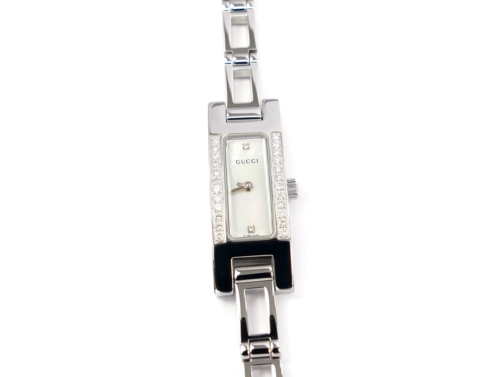 Gucci 3900L White Mother of Pearl Dial