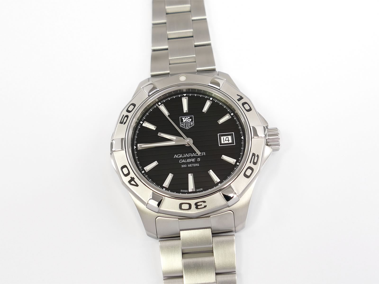 TAG Heuer Aquaracer 300M Calibre 5 Black Automatic WAP2010.BA0830