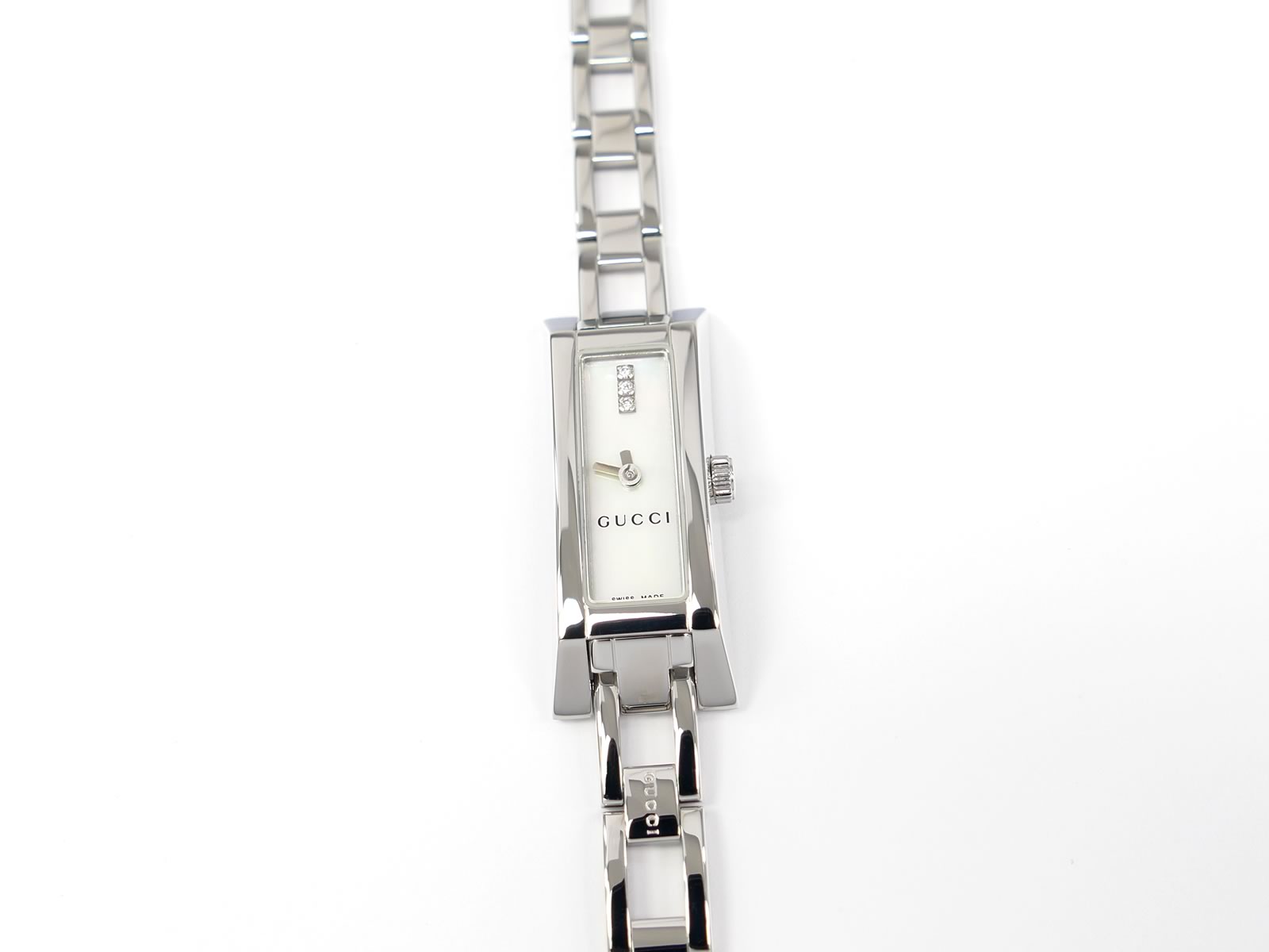 Gucci G-Link 110 White Mother of Pearl YA110516