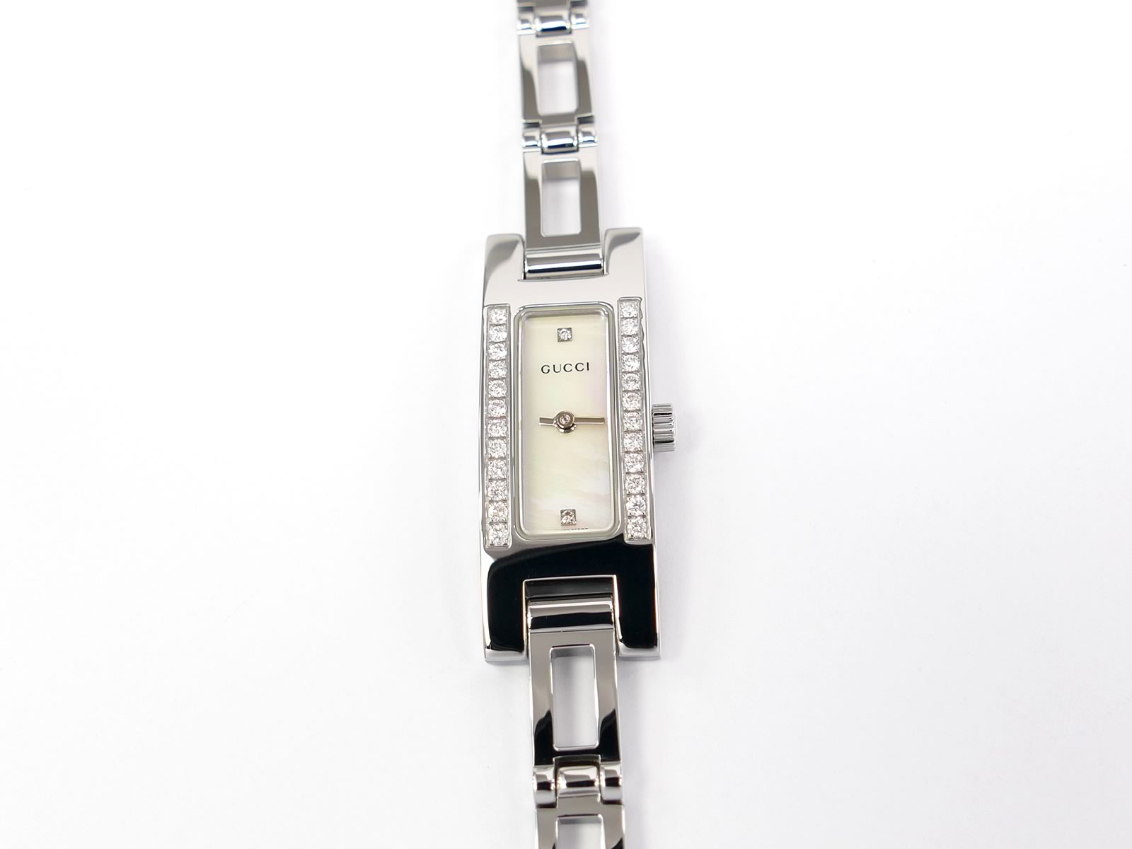 Gucci 3900L White Mother of Pearl Dial