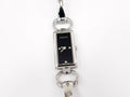 Gucci Tornabuoni 119 Black Rectangular Bangle Watch