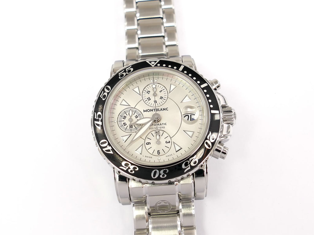 Montblanc Meisterstück Sport Chronograph Silver Dial