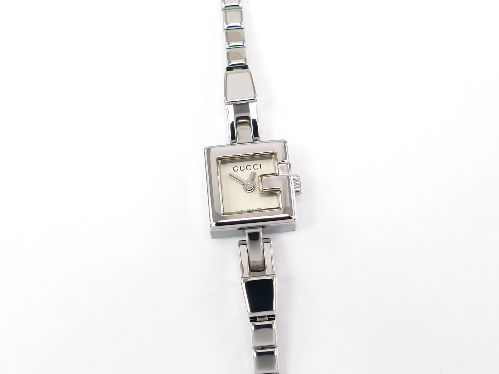 Gucci 102 Mini G Very Small Square Case Bracelet Watch – SWWatches