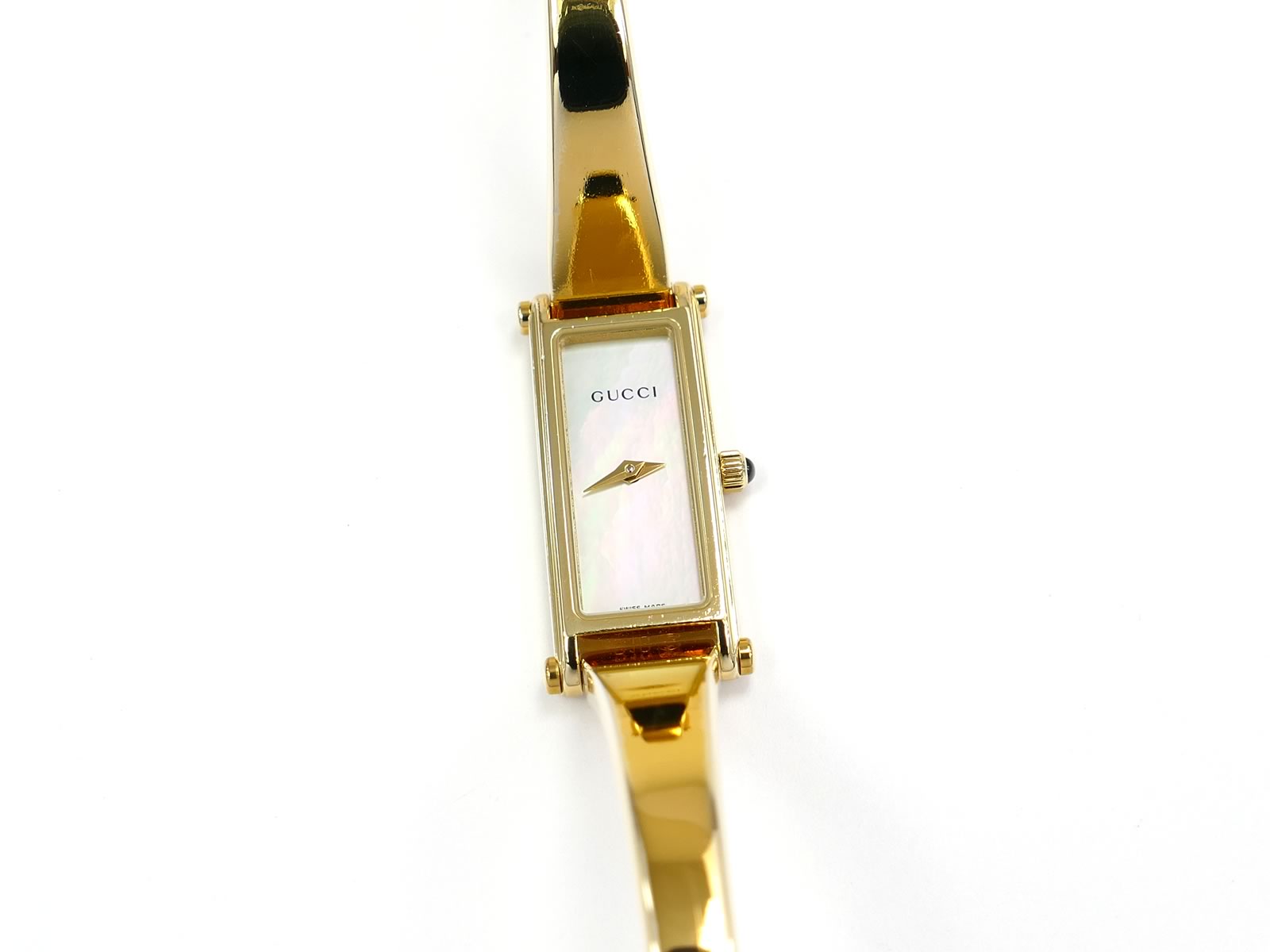 Gucci 1500L White Mother of Pearl Dial
