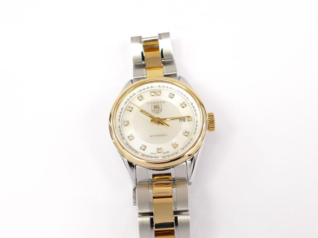 TAG Heuer Carrera Diamond Markers White Mother of Pearl WV2450.BA0797