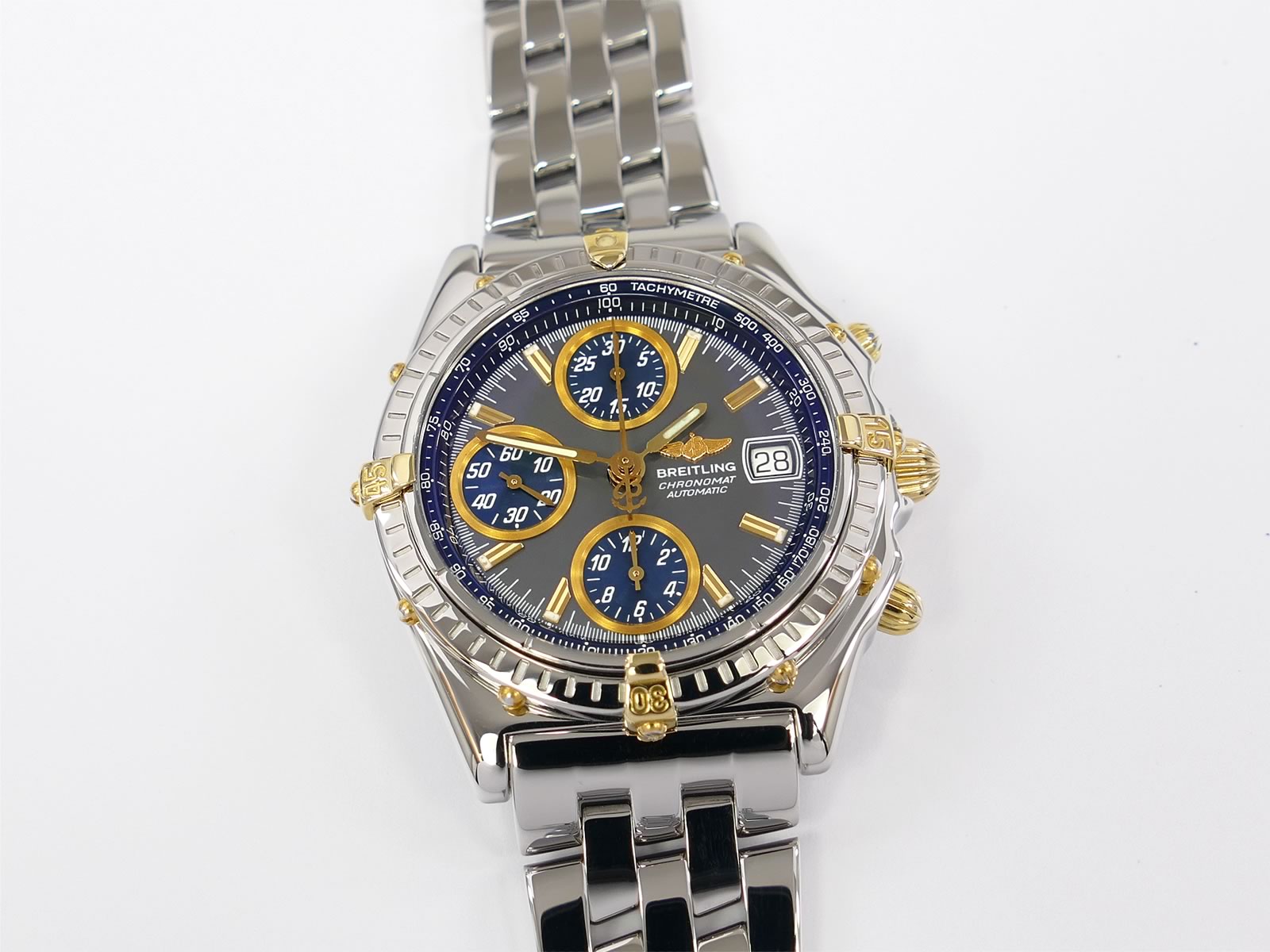 Breitling Chronomat B13050.1 Grey & Blue Chronograph