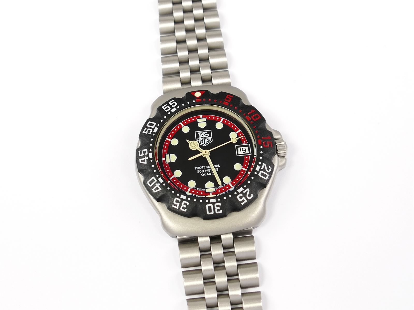 TAG Heuer Formula 1 Black Dial Retro 374.513 / WA1214