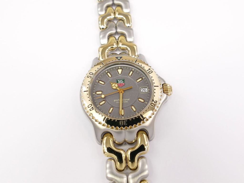 TAG Heuer SEL Mid Size Grey Two Tone 18k Gold WG1220-K0
