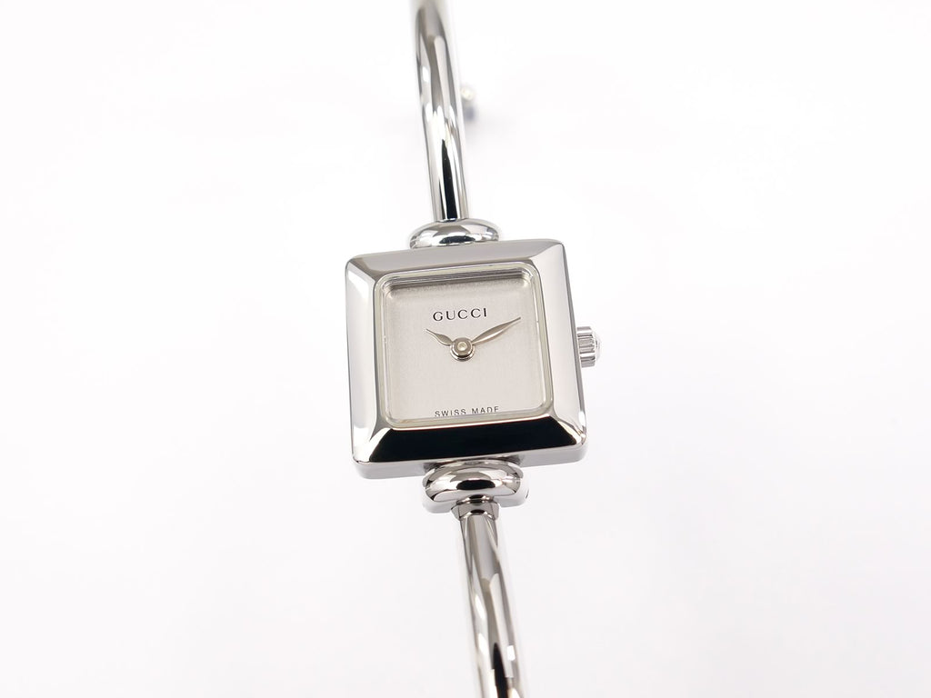 Gucci 1900L Square Silver Dial