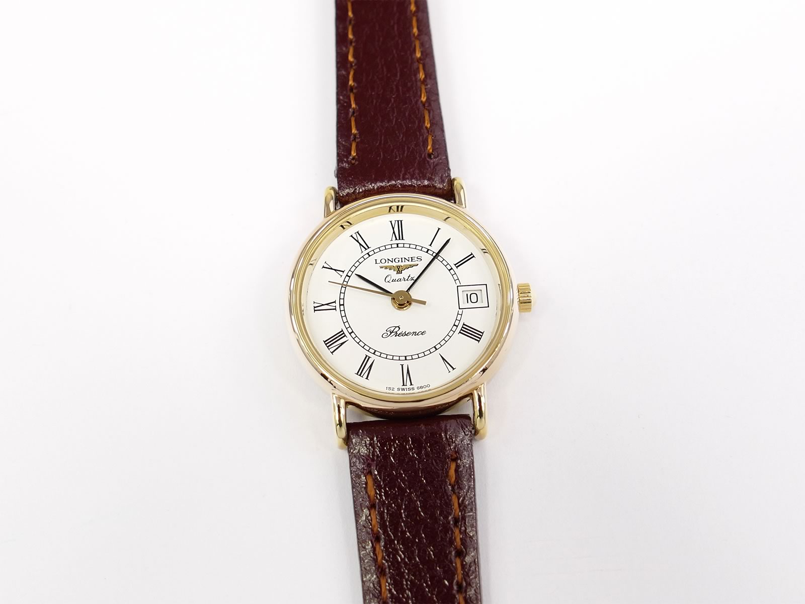 Longines Presence White Roman Numeral Dial