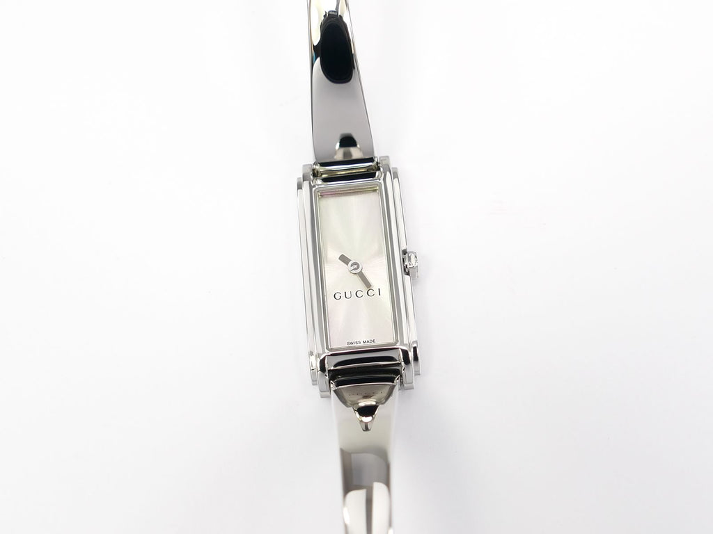 Gucci G-Line 109 Silver Sunburst Dial YA109523