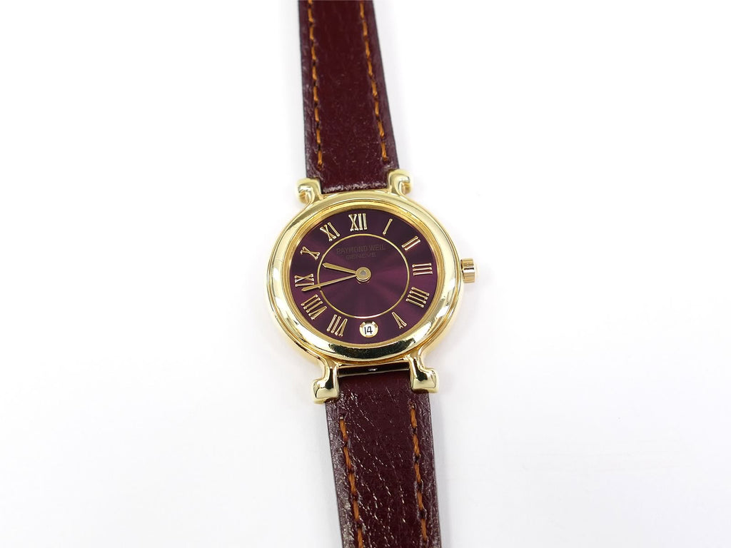 Raymond Weil Traditional Purple 18k Gold Plated 9936-2