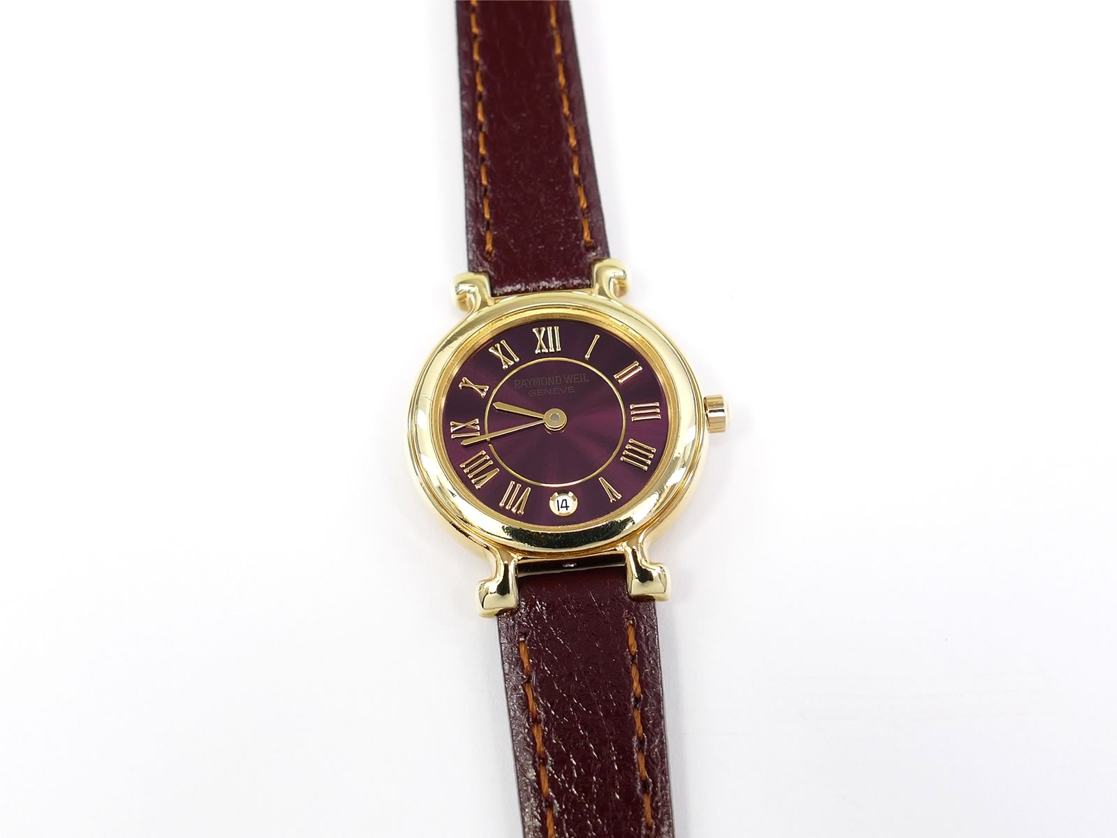 Raymond Weil Traditional Purple 18k Gold Plated 9936-2