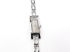 Gucci 3900L Silver Sunburst Rectangular Dial 
