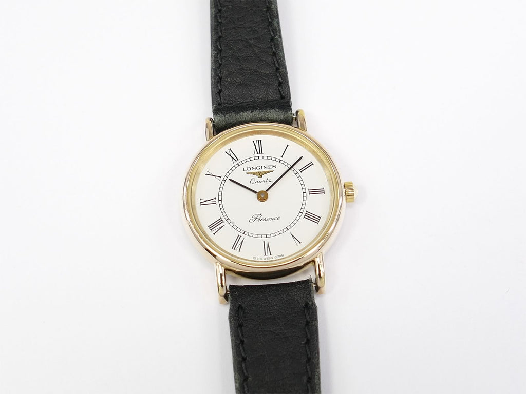 Longines Presence White Roman Numeral Dial