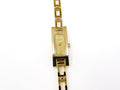 Gucci 3900L Champagne Sunburst Rectangular Dial 18k Gold Plated