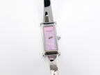 Gucci 1500L Pink Mother of Pearl Rectangular Dial