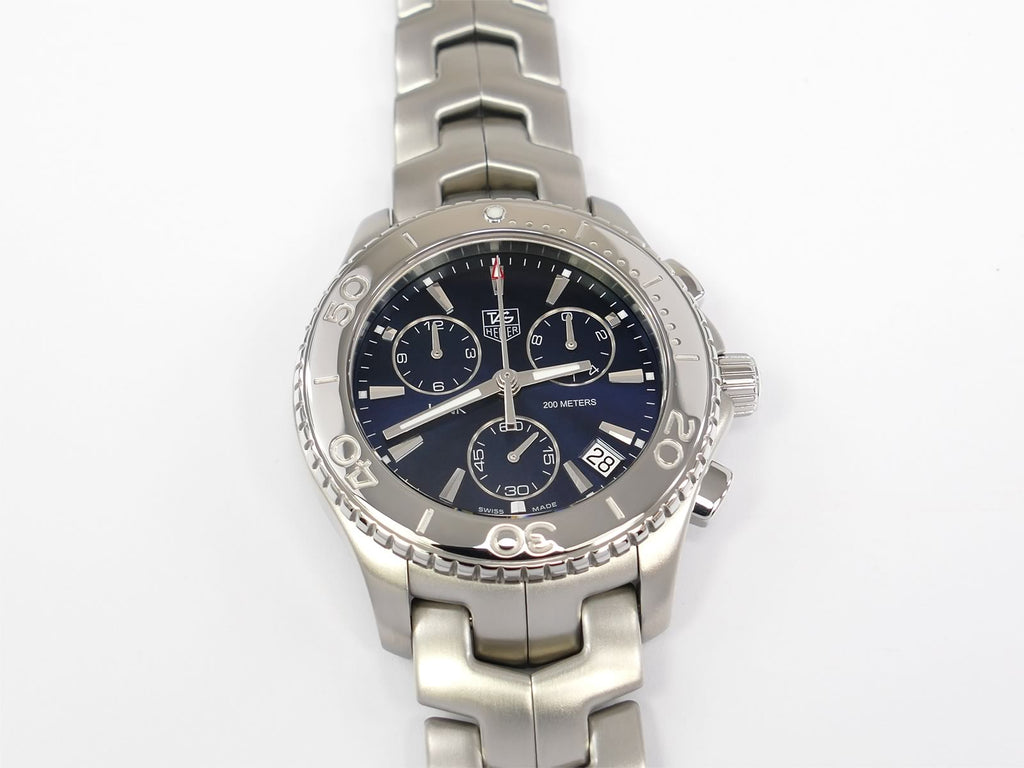 TAG Heuer Link Chronograph Blue Dial CJ1112.BA0576