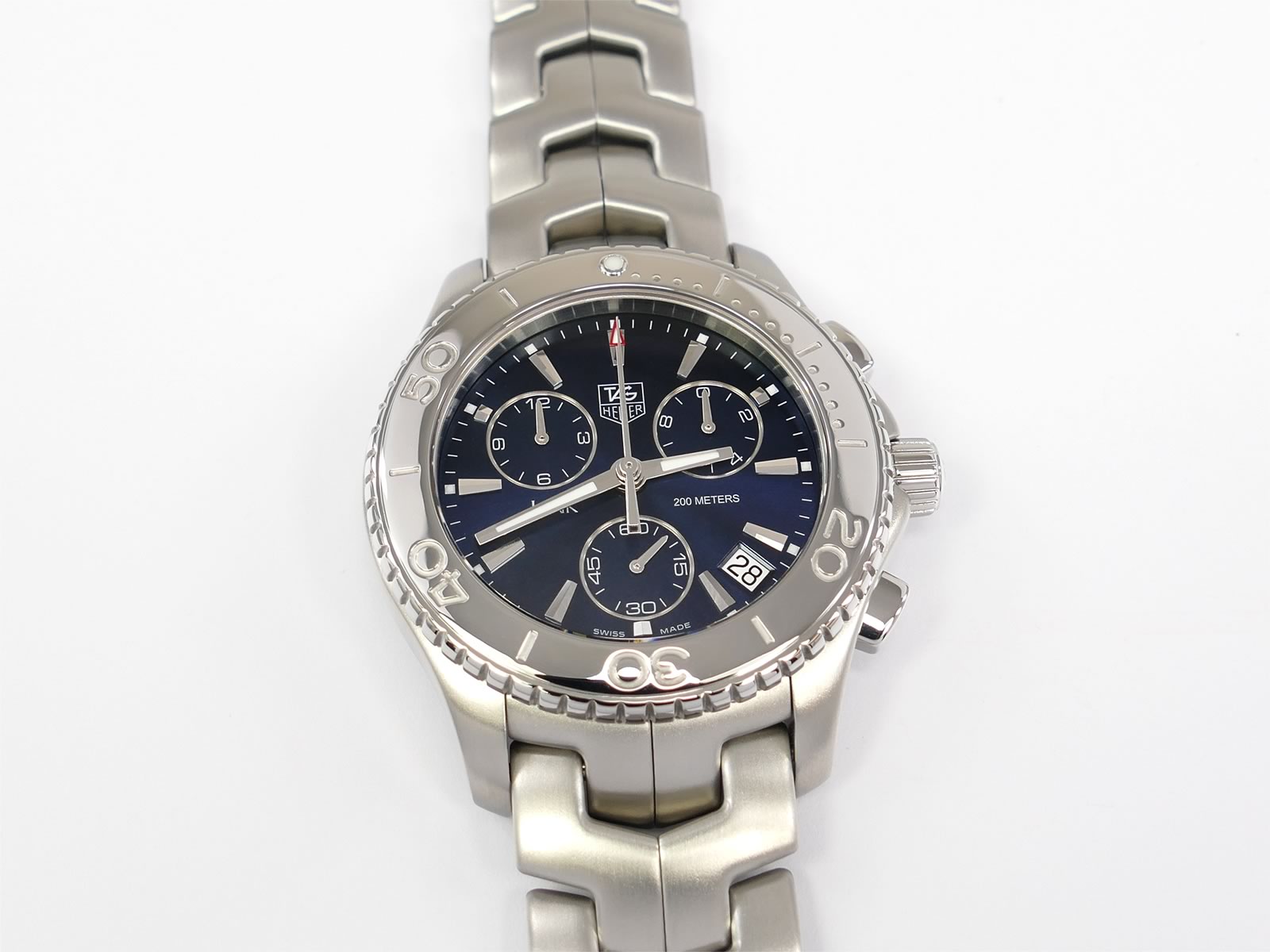 TAG Heuer Link Chronograph Blue Dial CJ1112.BA0576