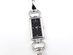 Gucci Tornabuoni 119 Black Rectangular Bangle Watch YA119506